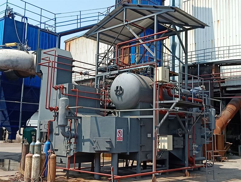 余熱鍋爐的工藝流程(圖1)