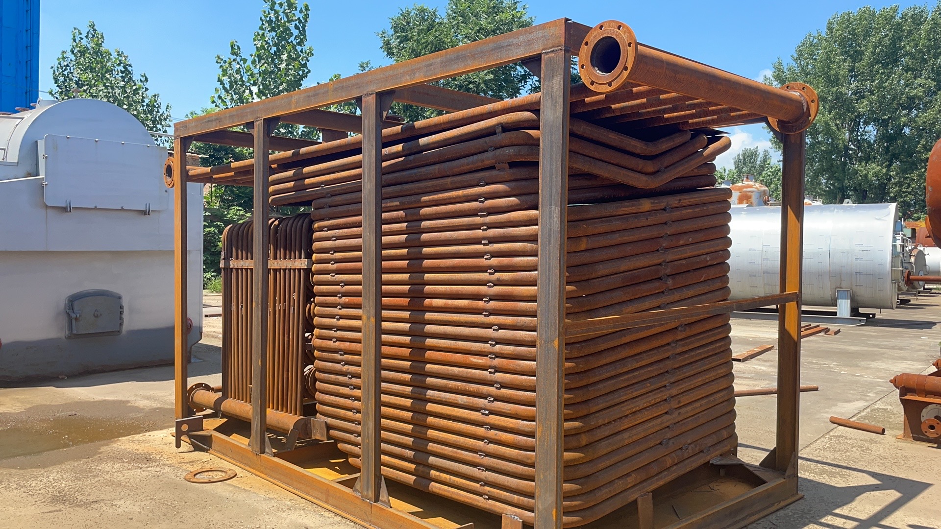 揚州120萬大卡生物質蒸汽鍋爐