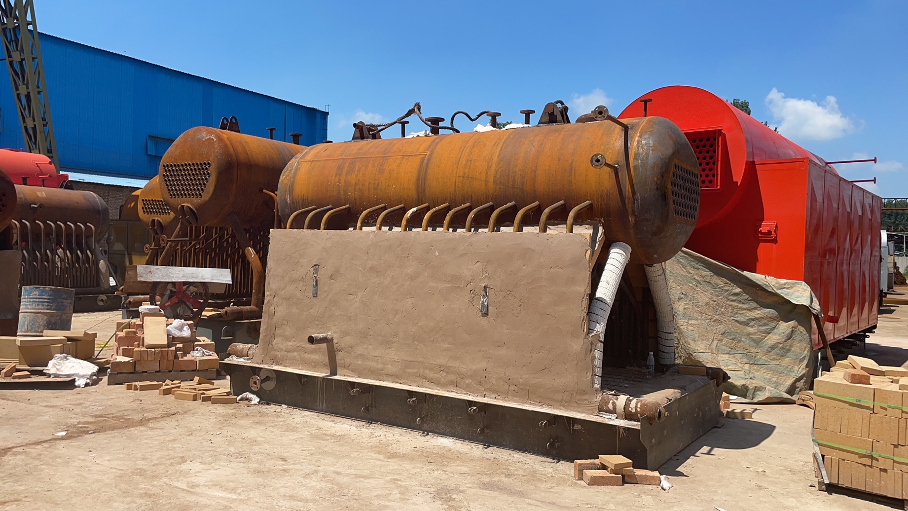 吉安12噸生物質蒸汽鍋爐