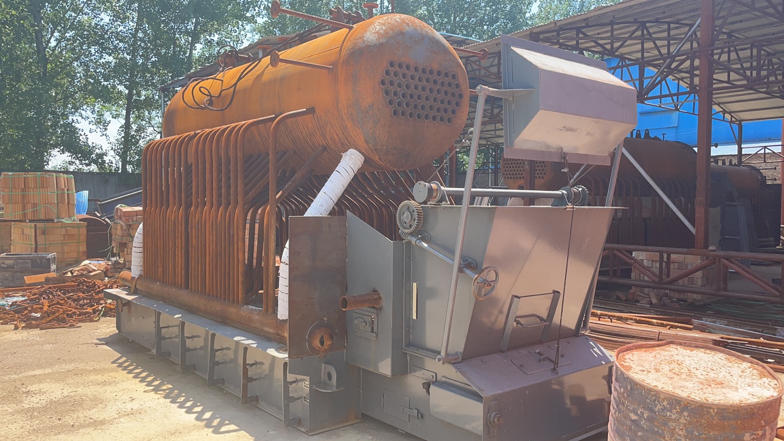 防城港12噸生物質蒸汽鍋爐