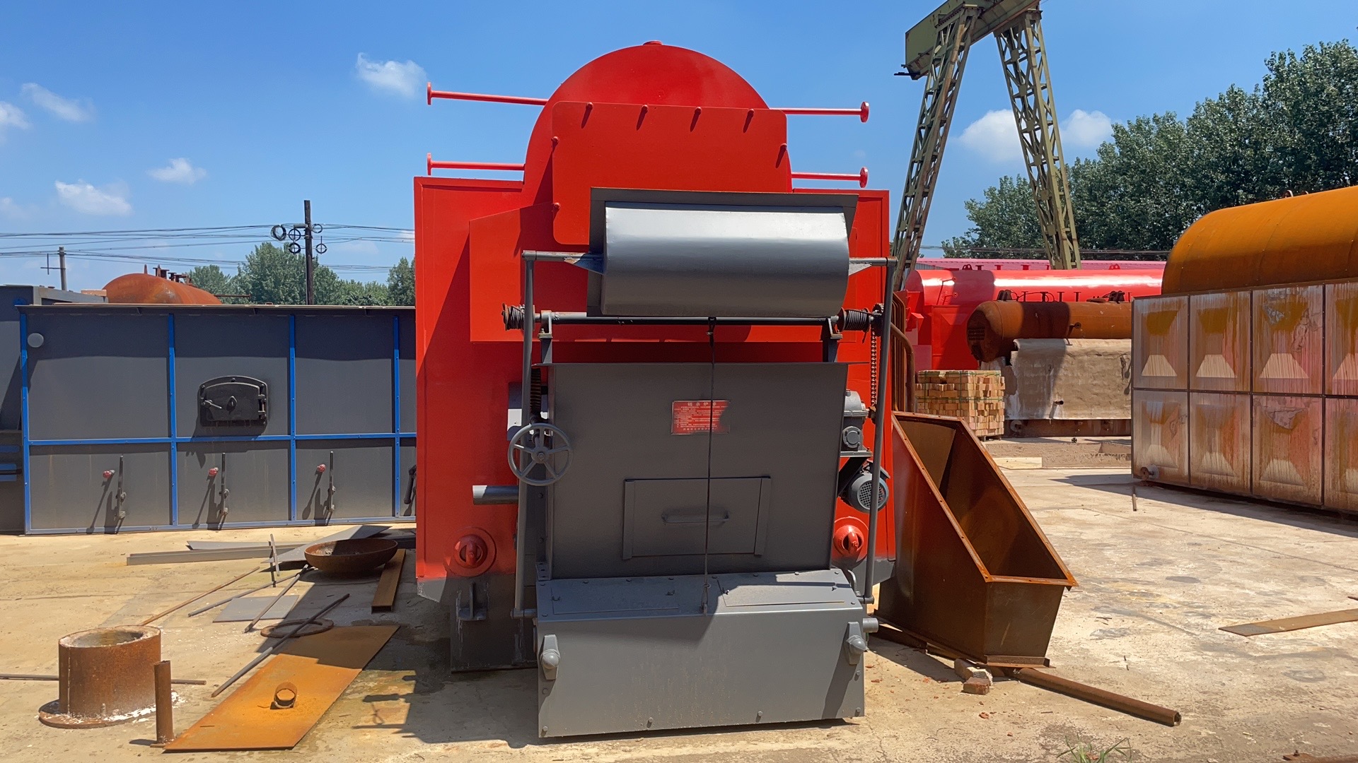 上饒12噸生物質(zhì)蒸汽鍋爐