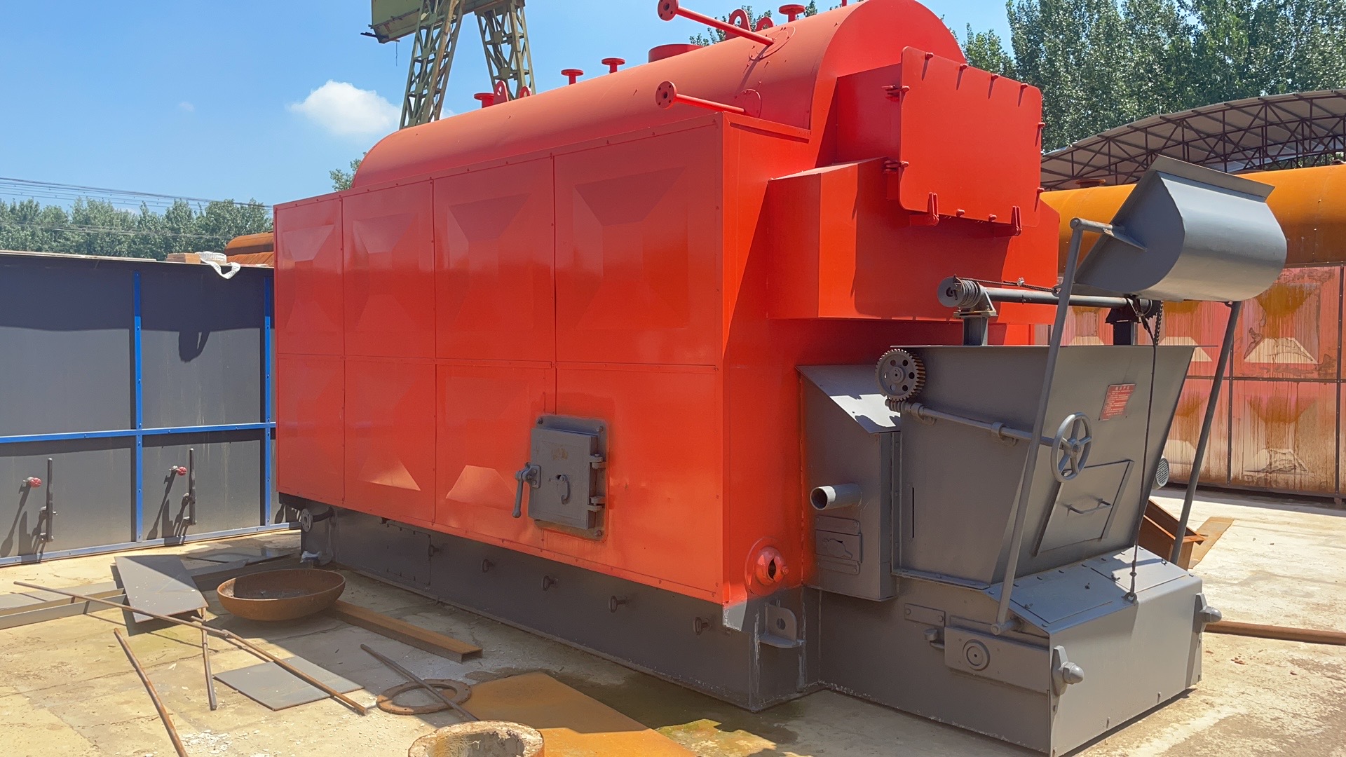 普洱10噸生物質(zhì)蒸汽鍋爐